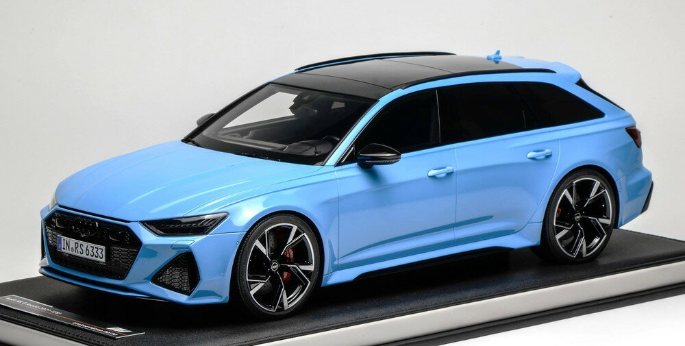 ��ͽ���2026ǯȯ��ͽ��AUDI A6 RS6 AVANT C8 SW STATION WAGON 2021 MIAMI BLUE/ MOTORHELIX 1...