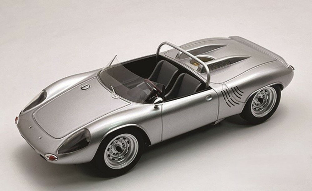 【予約】2026年発売予定PORSCHE 718 WRS スパイダー PRESS VERSION 1961 シルバー/ Tecno 1/18 ミニカー