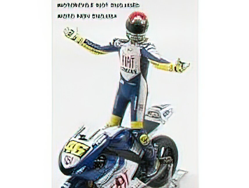 tBMA- YAMAHA}n N 46 MOTOGP VALENTINO ROSSI WORLD CHAMPION 2008 - BLUE WHITE YELLOW /Minichamps~j`vX 1/12 ~jJ[