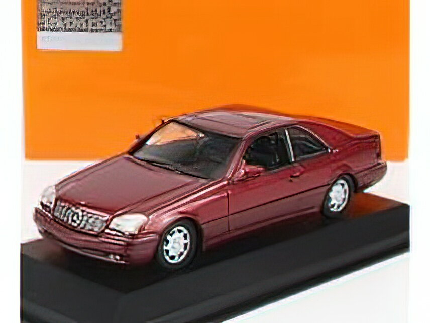 Rakuten - MERCEDES BENZメルセデスベンツ - S-CLASS 600SEC COUPE 1992 - RED MET /Minichampsミニチャンプス 1/43 ミニカー