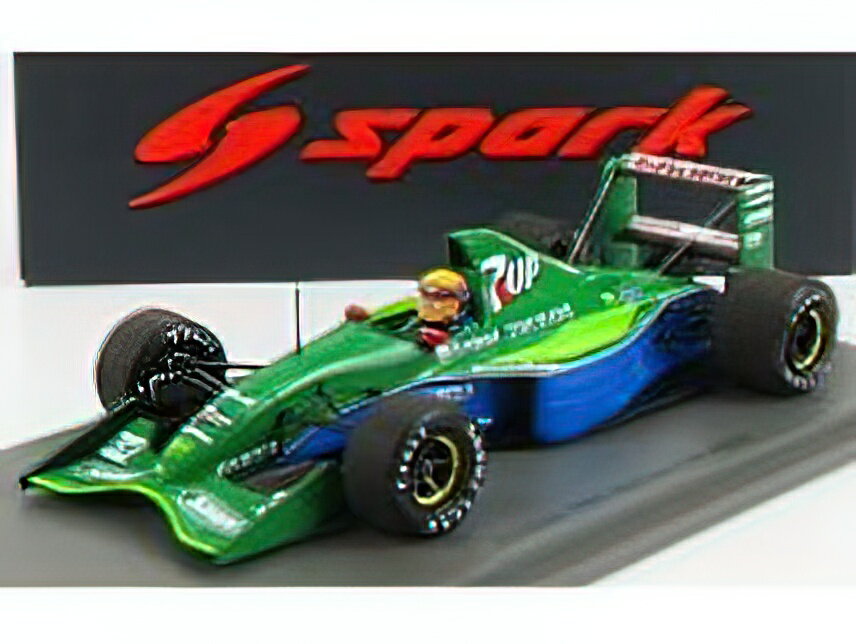 JORDAN - F1 191 TEAM 7UP N 32 ITALY GP 1991 R.MORENO - GREEN BLUE /SparkXp[N 1/43 ~jJ[