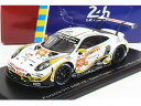 PORSCHEポルシェ 911 991 RSR-19 4.2L TEAM PROJECT-1 N 46 24h LE MANS 2022 M.CAIROLI - M.PEDERSEN - N.LEUTWILER - WHITE /Sparkスパーク 1/43 ミニカー