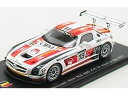 MERCEDES BENZメルセデスベンツ - SLS AMG N 15 24h SPA 2011 K.WAUTERS - A.KUMPEN - M.HEZEMANS - WHITE RED YELLOW /Sparkスパーク 1/43 ミニカー