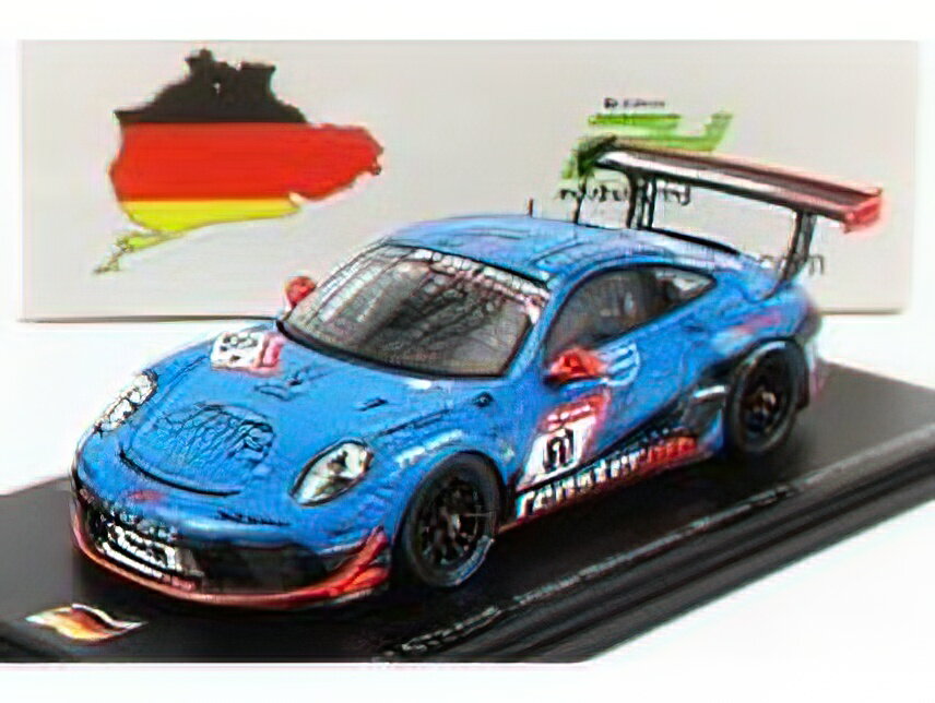 PORSCHEポルシェ 911 991-2 GT3 CUP TEAM HUBER MOTORSPORT N 80 WINNER SP7 CLASS 24h NURBURGRING 2021 H.WEHRMANN - U.BERG - M.VAN RAMSHORST - A.MIES - BLUE BLACK /Sparkスパーク 1/43 ミニカー