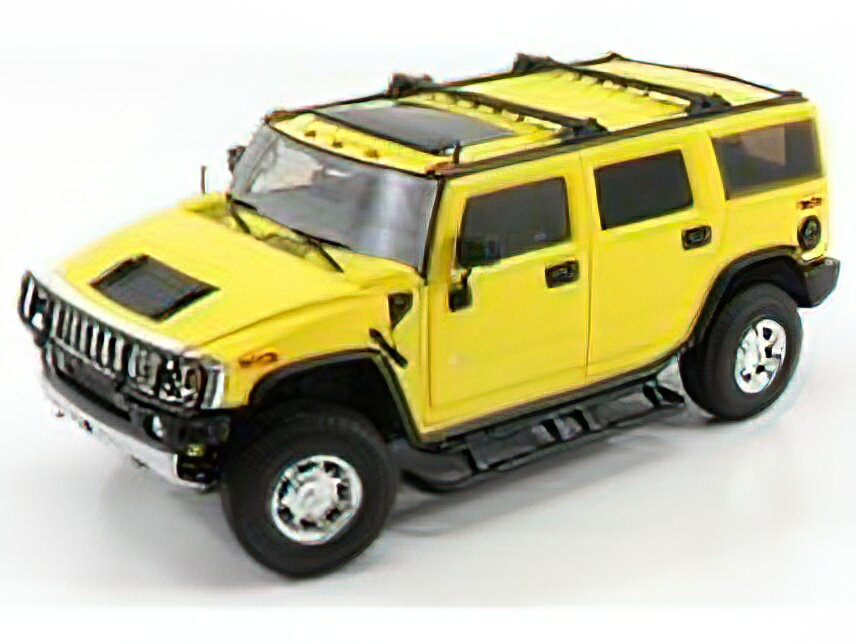 HUMMER - H2 2003 - ENTOURAGE - YELLOW /HIGHWAY61 1/18 ~jJ[