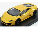 LAMBORGHINIランボルギーニ - HURACAN LP580-2 2015 - GIALLO MIDAS - YELLOW MET /LOOKSMART 1/43 ミニカー