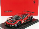 FERRARIフェラーリ - 488 GTE EVO 3.9L TURBO V8 TEAM RINALDI RACING N 388 24h LE MANS 2021 J.BLEEKEMOLEN - P.EHRET - C.HOOK - RED BLACK /LOOKSMART 1/43 ミニカー