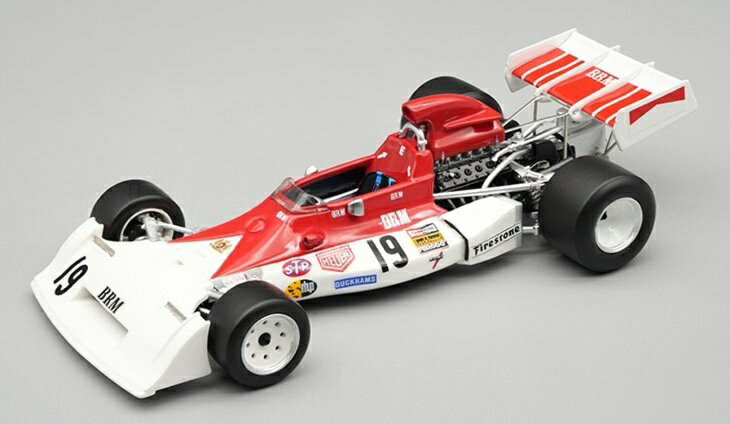 【予約】BRM F1 P160E #19 ドイツGP 1973 クレイ・レガツォーニ ホワイト/レッド / Tecno 1/43 ミニカー