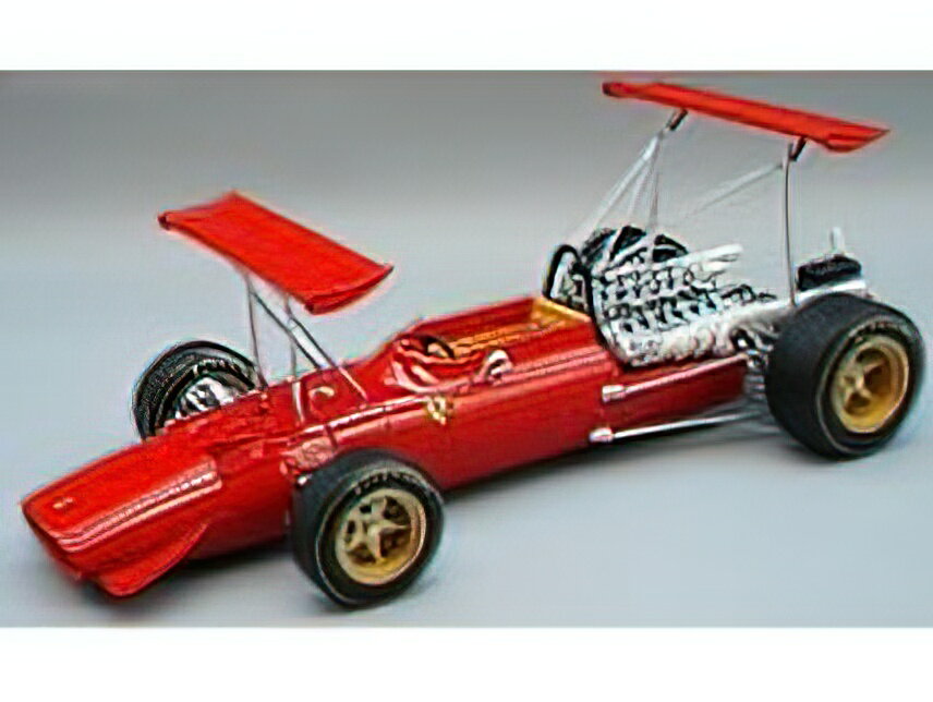 y\z10-12ȍ~\FERRARItF[ F1 312 DOPPIO ALETTONE N 0 TEST DRIVE MODENA 1969 CHRIS AMON - RED /Tecno 1/18 ~jJ[