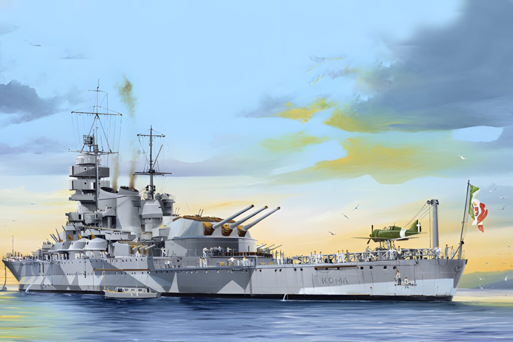イタリア海軍 戦艦ローマ 1943/ Trumpeter 1/350 模型 プラモデルキット