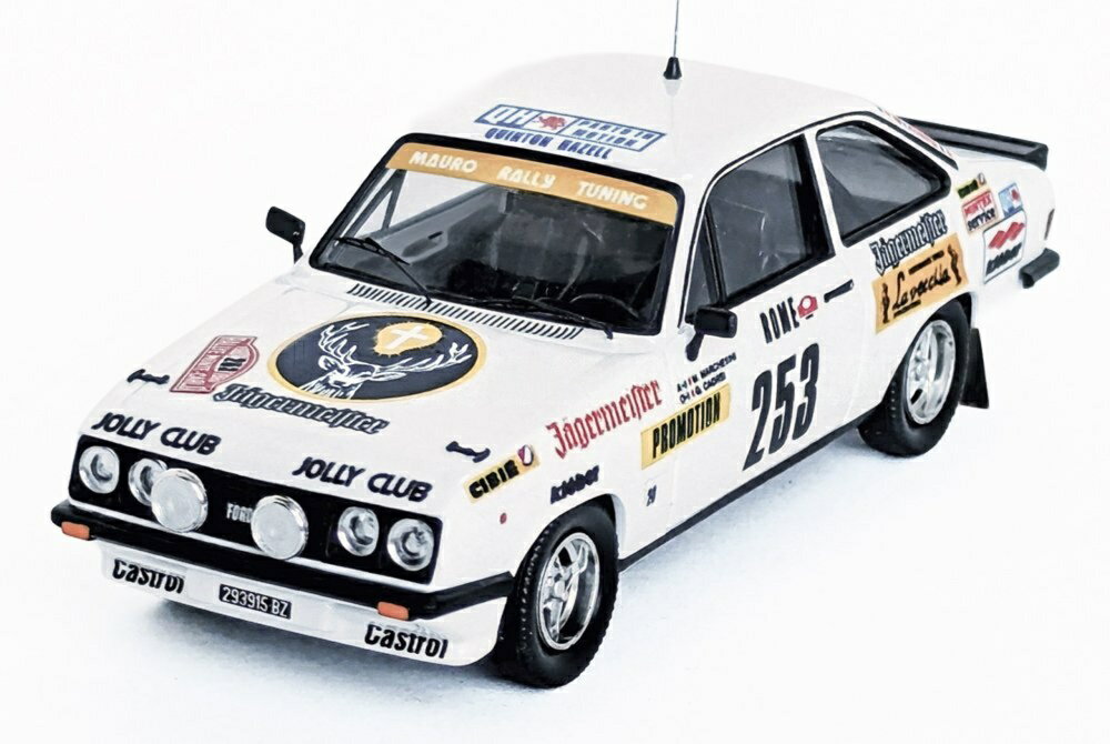 【予約】2026年発売予定FORD エスコート RS 2000 (ナイトバージョン) #253 ラリーモンテカルロ 1980 マルケジーニ/カオルシ ホワイト 150台限定/ Trofeu 1/43 ミニカー