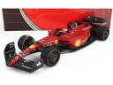 FERRARIフェラーリ F1-75 TEAM SCUDERIA FERRARI N 16 WINNER BAHRAIN GP 2022 CHARLES LECLERC - RED /BBR 1/18 ミニカー