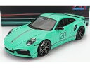 PORSCHEポルシェ 911 992 TURBO S COUPE N 20 SPORT DESIGN 2021 - LIGHT GREEN /Minichamps 1/18 ミニカー