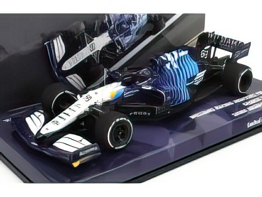 WILLIAMS - F1 FW43B MERCEDES M12 EQ POWER+ TEAM WILLIAMS RACING N 63 SAUDI ARABIA GP 2021 GEORGE RUSSEL - WHITE LIGHT BLUE /Minichamps 1/43 ~jJ[