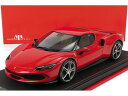 FERRARIフェラーリ 296 GTB HYBRID 830HP V6 2021 ROSSO CORSA - RED /MRコレクション 1/18 ミニカー