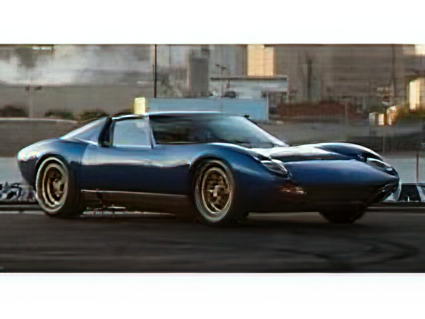 y\z12ȍ~\LAMBORGHINI{M[j MIURA SV 1971 - BLUE MEDIO /TOPMARQUES 1/12 ~jJ[