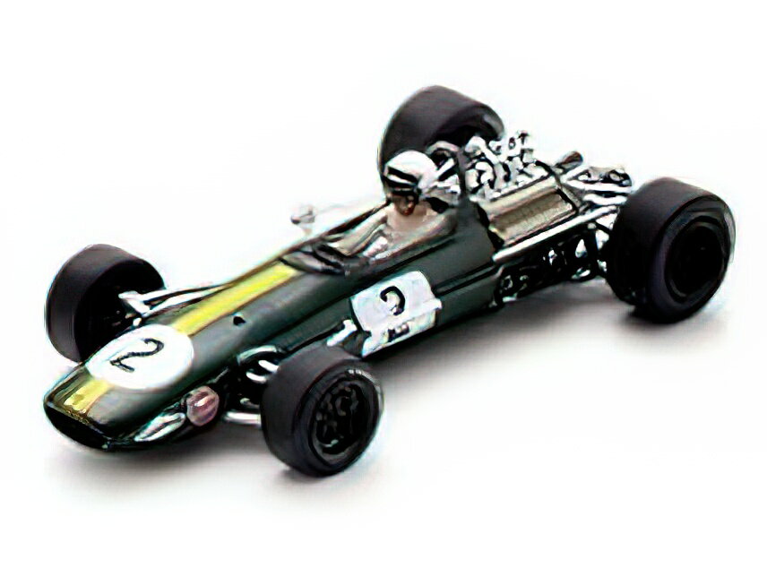 BRABHAM - F1 BT26 N 2 MONACO GP 1968 J.BRABHAM - GREEN YELLOW /SPARK 1...