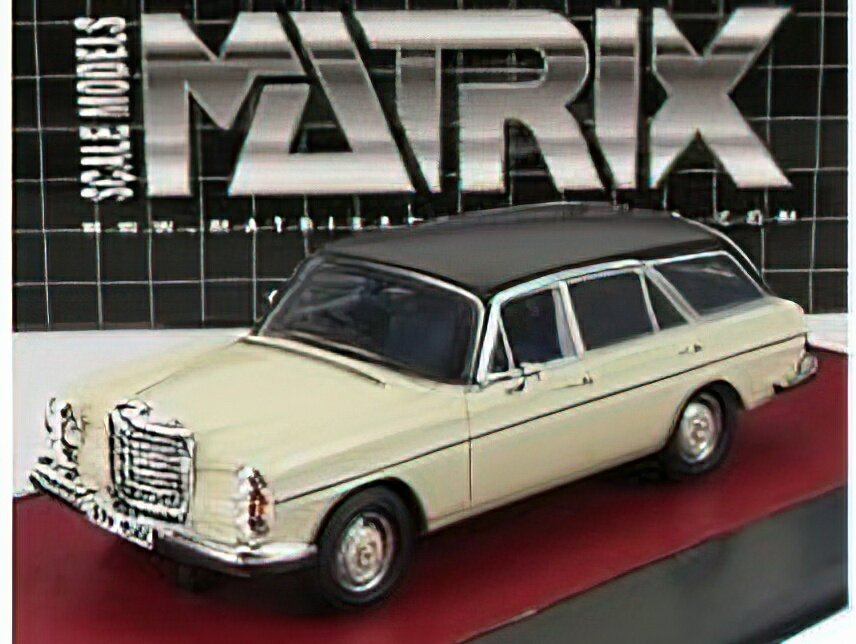 MERCEDES BENZ - S-CLASS 280SE CRAYFORD ESTATE STATION WAGON (W108) 1970 - WHITE /Matrix 1/43 ~jJ[