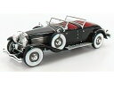 DUESENBERG - SJ 2608 TORPEDO PHEATON WALKER CABRIOLET OPEN 1930 - BLACK /Matrix 1/18 ミニカー