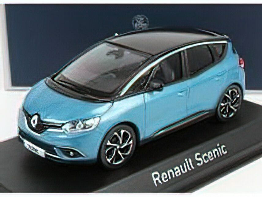 RENAULT - SCENIC 2016 - LIGHT BLUE BLACK /Norev 1/43 ミニカー