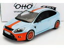 FORD ENGLAND - FOCUS RS MKII 2010 - 24h LE MANS TRIBUTE - LIGHT BLUE ORANGE /Otto 1/18 ミニカー