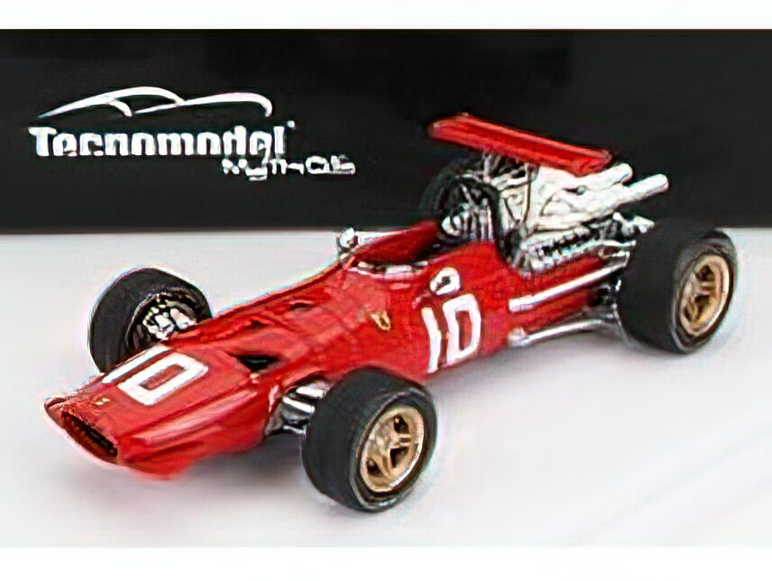 FERRARItF[ F1 312 SCUDERIA FERRARI N 10 4th HOLLAND GP 1968 JACKY ICKX - RED /Tecno 1/43 ~jJ[