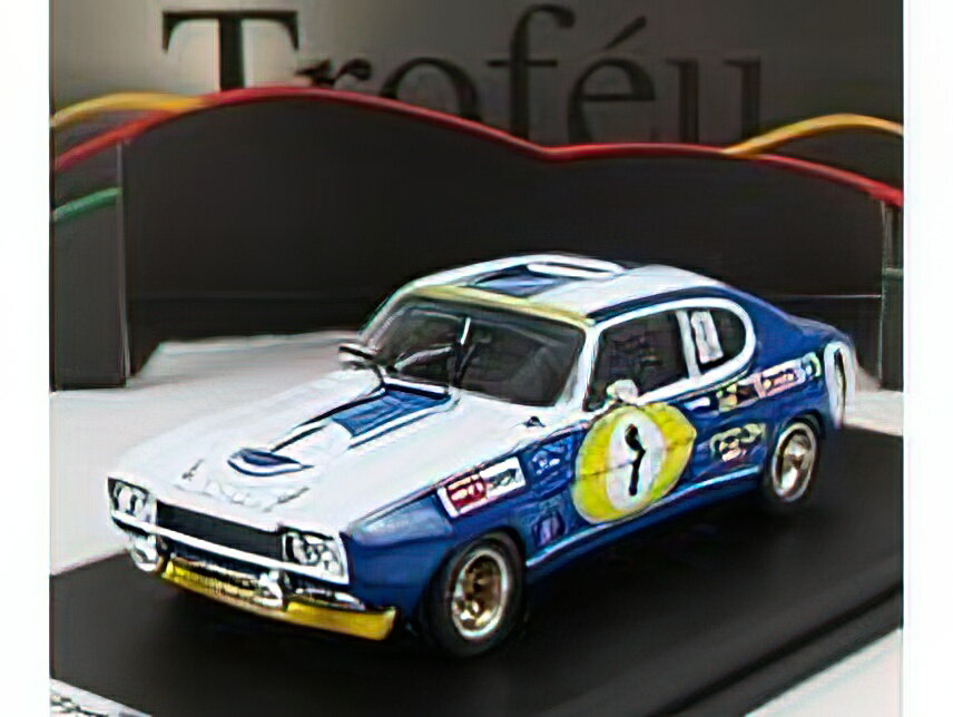 FORD ENGLAND - CAPRI 2600 RS N 1 3rd 24h SPA 1972 D.GLEMSER - A.SOLER-ROIG - WHITE BLUE /Trofeu 1/43 ミニカー