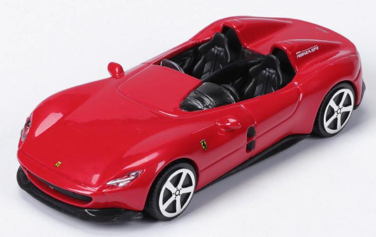 FERRARIフェラーリ MONZA SP2 2018 - ROSSO CORSA RED /BBurago 1/43 ミニカー 海外限定