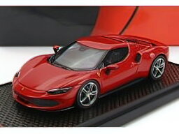 FERRARIフェラーリ 296 GTB HYBRID 830HP V6 2021 - ROSSO CORSA 322 - RED /BBR 1/18 ミニカー