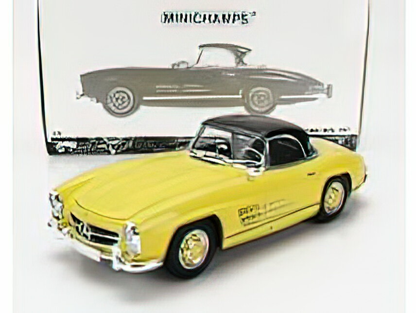 MERCEDES BENZメルセデスベンツ 300SL ROADSTER (W198) CABRIOLET HARD-TOP 1958 - YELLOW/Minichamps 1/18 ミニカー