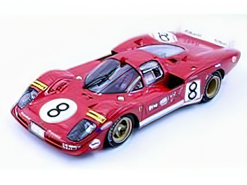 【予約】12月以降発売予定FERRARIフェラーリ 512S TEAM SEFAC SPA FERRARI N 8 24h LE MANS 1970 ARTURO MERZIARIO - CLAY REGAZZONI - RED /TOPMARQUES 1/18 ミニカー