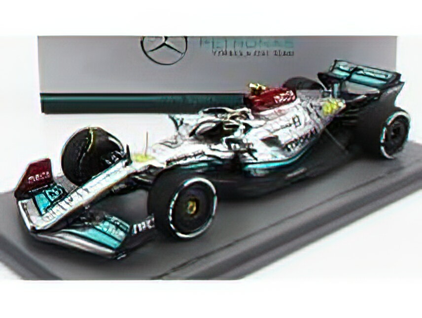 MERCEDES GP - F1 W13E TEAM MERCEDES-AMG PETRONAS F1 N 44 2nd FRANCE GP 2022 LEWIS HAMILTON - SILVER GREEN /SparkXp[N 1/43~jJ[