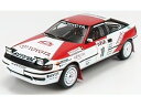 TOYOTA - CELICA GT-4 ST165 N 19 RALLY SANREMO 1990 A.SCHWARZ - K.WICHA - WHITE RED /IXOイクソ 1/18 ミニカー