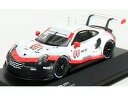 PORSCHEポルシェ - 911 991 RSR PORSCHEポルシェ GT TEAM N 911 24h DAYTONA 2018 F.MAKOWIECKIE - P.PILET - N.TANDY - WHITE BLACK RED /IXOイクソ 1/43 ミニカー