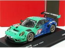 PORSCHEポルシェ - 911 991-2 GT3 R TEAM FALKEN MOTORSPORTS N 33 24h NURBURGRING 2020 K.BACHLER - S.MULLER - C.ENGELHART - D.WERNER - LIGHT GREEN BLUE /IXOイクソ 1/43 ミニカー