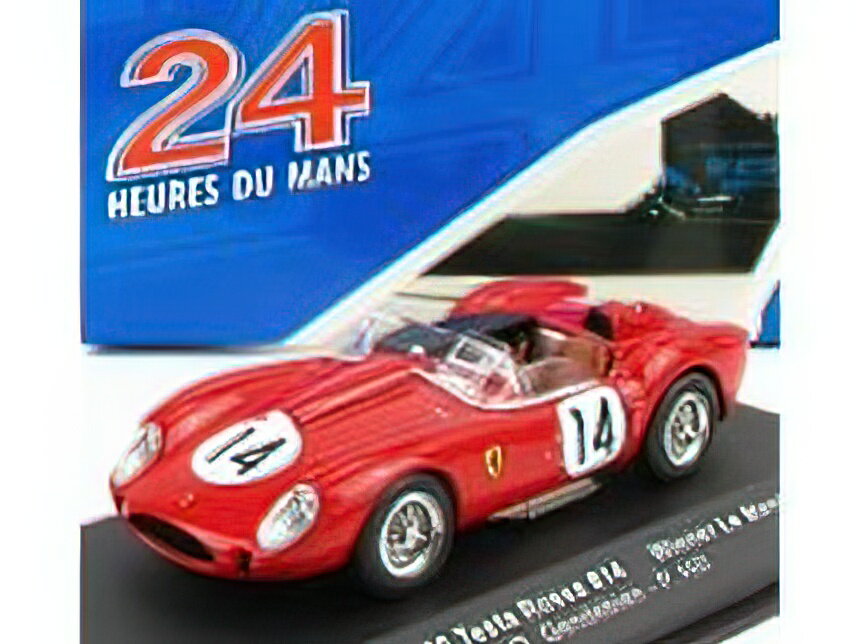 FERRARItF[ 250 TR TESTAROSSA 3.0L V12 TEAM SCUDERIA FERRARI N 14 WINNER 24h LE MANS 1958 O.GENDEBIEN - P.HILL - RED /IXOCN\ 1/43 ~jJ[