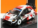 TOYOTA - YARIS WRC N 33 RALLY YPRES 2021 E.EVANS - S.MARTIN - WHITE RED BLACK /IXOイクソ 1/43 ミニカー(3)