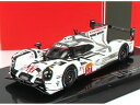 PORSCHEポルシェ - 919 HYBRID 2.0L TURBO V4 TEAM PORSCHEポルシェ N 17 3rd 1000km SPA 2015 T.BERNHARD - B.HARTLEY - M.WEBBER - WHITE GREY BLACK /IXOイクソ 1/43 ミニカー