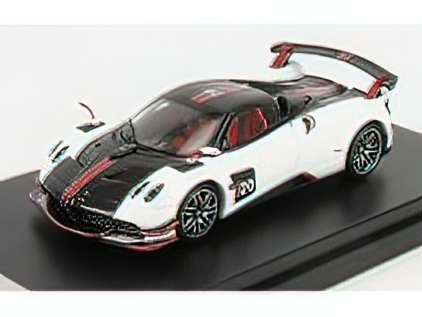 PAGANI - HUAYRA BC ROADSTER N 20 2017 - WHITE BLACK /LCD 1/64 ~jJ[