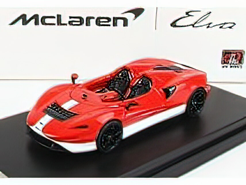 McLAREN}N[ ELVA 2020 - RED WHITE /LCD 1/64 ~jJ[