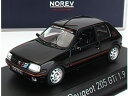 PEUGEOT - 205 1.9 GTi 1992 - WITH PTS DECALS - BLACK /Norev 1/43 ミニカー