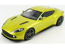 ASTON MARTIN - VANQUISH ZAGATO COSMOPOLITAN 2017 - YELLOW /TOPSPEED 1/18 ミニカー