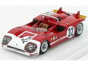 ALFA ROMEOアルファロメオ 33/3 N 32 3rd 12h SEBRING 1971 ADAMICH - PESCAROLO - VACCARELLA - RED WHITE /TrueScale 1/43 ミニカー