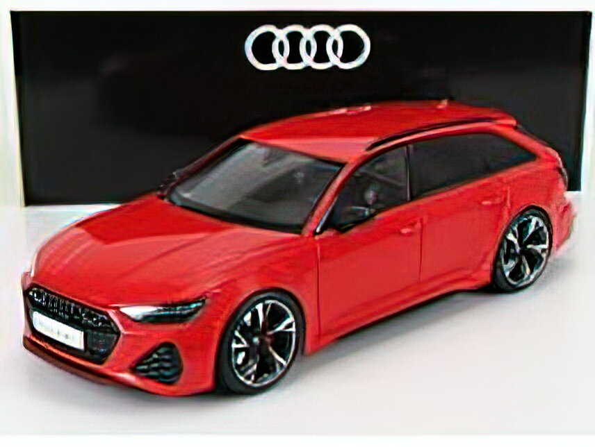 AUDI - A6 RS6 AVANT 2021 - RED /NZG 1/18 ミニカー