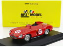 FERRARIフェラーリ 750 MONZA SPIDER sn0530M N 42 2nd TUNISI BELVEDERE GP 1955 L.BORDONARO /ART-MODEL 1/43 ミニカー