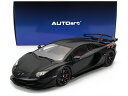 LAMBORGHINIランボルギーニ AVENTADOR SVJ 2018 - BLACK /オートアート 1/18 ミニカー