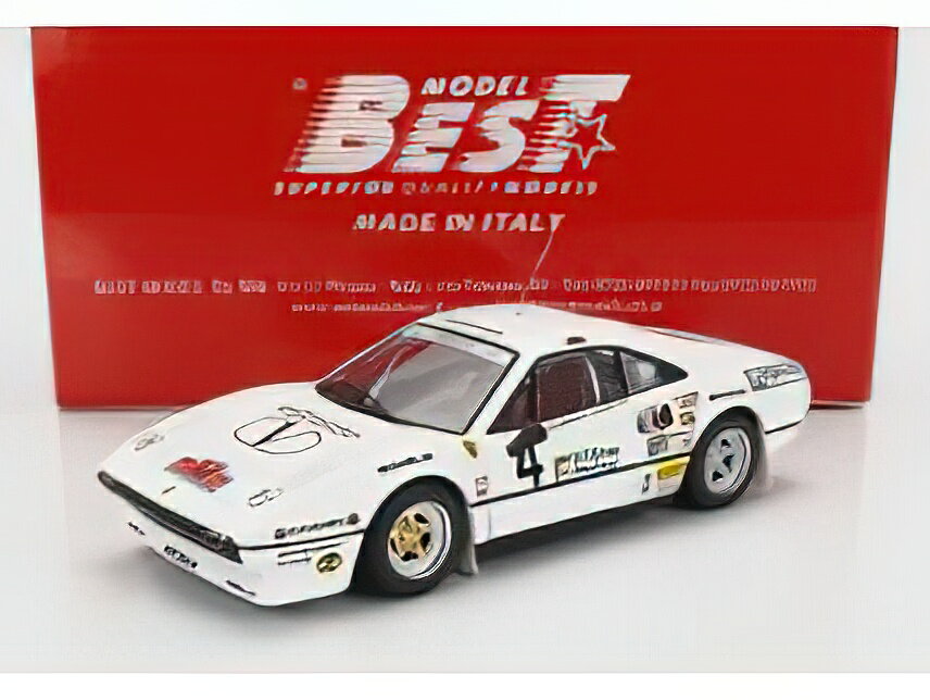Rakuten - FERRARIフェラーリ 308 GTB Gr.4 N 4 RALLY D'ELBA 1984 LUCKY - BERRO - WHITE /BEST-MODEL 1/43 ミニカー