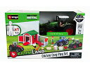 FENDT SET FARM CHICKEN COOP PLAY VARIO 1050 TRACTOR 2016 GREEN/Bburago 1/50ミニカー 農業機械