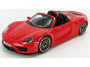 PORSCHEポルシェ 918 SPYDER 2010 - RED /BURAGO 1/24 ミニカー