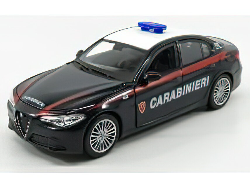 ALFA ROMEOAt@I GIULIA CARABINIERI 2015 - BLUE WHITE /BURAGO 1/24 ~jJ[